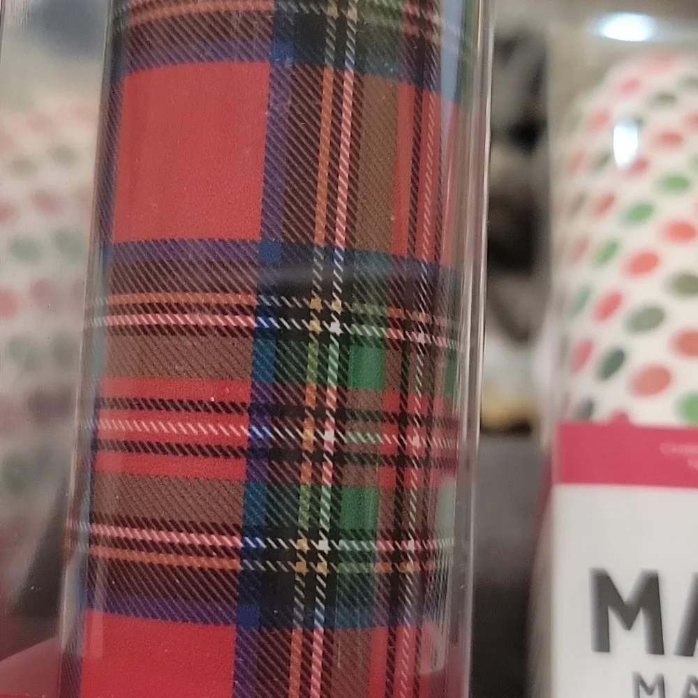 Makers Market Christmas Vinyl Set Of 6 - Red, Green, White Designs